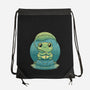 Rainy Day Cute Frog-None-Drawstring-Bag-Studio Mootant