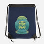 Rainy Day Cute Frog-None-Drawstring-Bag-Studio Mootant