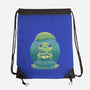 Rainy Day Cute Frog-None-Drawstring-Bag-Studio Mootant