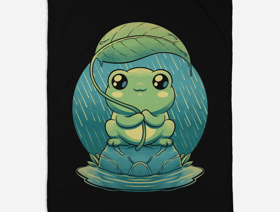 Rainy Day Cute Frog