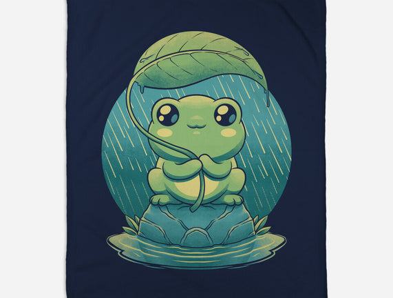 Rainy Day Cute Frog