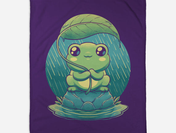 Rainy Day Cute Frog