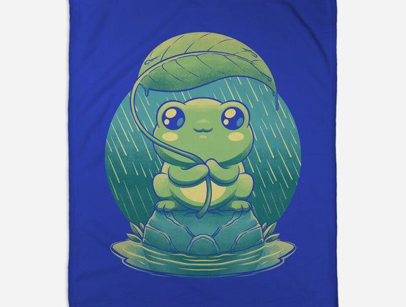 Rainy Day Cute Frog