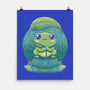 Rainy Day Cute Frog-None-Matte-Poster-Studio Mootant