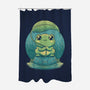 Rainy Day Cute Frog-None-Polyester-Shower Curtain-Studio Mootant