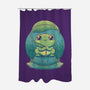 Rainy Day Cute Frog-None-Polyester-Shower Curtain-Studio Mootant