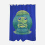 Rainy Day Cute Frog-None-Polyester-Shower Curtain-Studio Mootant