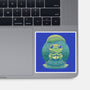 Rainy Day Cute Frog-None-Glossy-Sticker-Studio Mootant