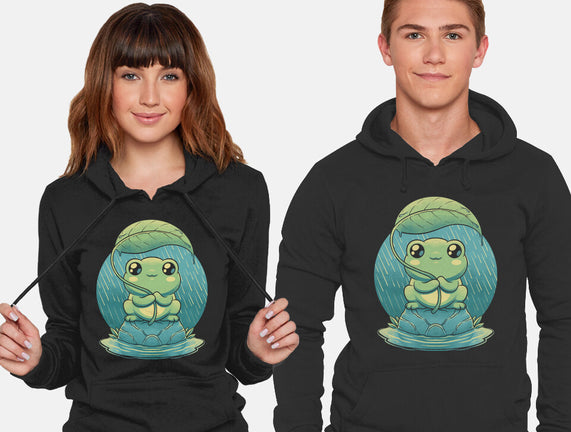 Rainy Day Cute Frog