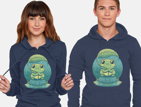 Rainy Day Cute Frog