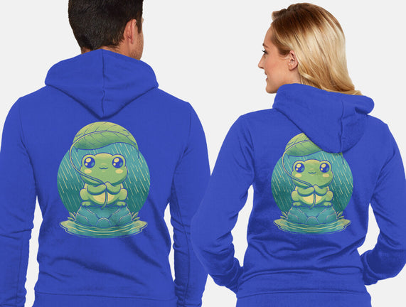 Rainy Day Cute Frog