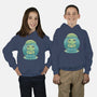 Rainy Day Cute Frog-Youth-Pullover-Sweatshirt-Studio Mootant