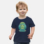 Rainy Day Cute Frog-Baby-Basic-Tee-Studio Mootant