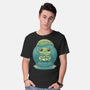 Rainy Day Cute Frog-Mens-Basic-Tee-Studio Mootant