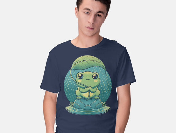 Rainy Day Cute Frog