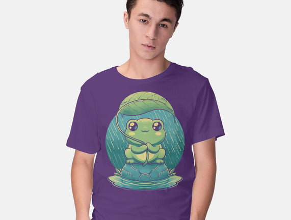 Rainy Day Cute Frog