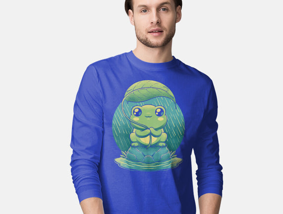 Rainy Day Cute Frog