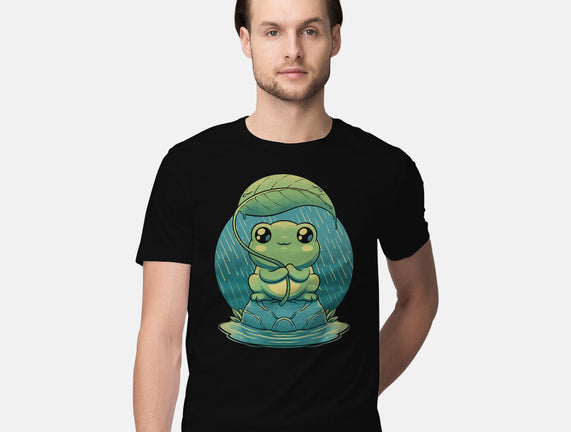 Rainy Day Cute Frog
