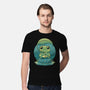 Rainy Day Cute Frog-Mens-Premium-Tee-Studio Mootant
