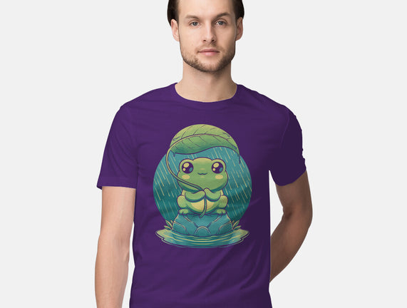 Rainy Day Cute Frog