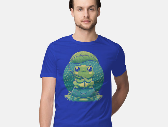 Rainy Day Cute Frog