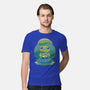 Rainy Day Cute Frog-Mens-Premium-Tee-Studio Mootant