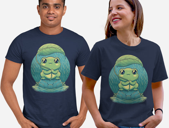 Rainy Day Cute Frog
