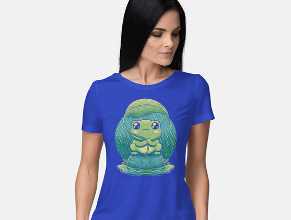 Rainy Day Cute Frog