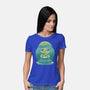 Rainy Day Cute Frog-Womens-Basic-Tee-Studio Mootant