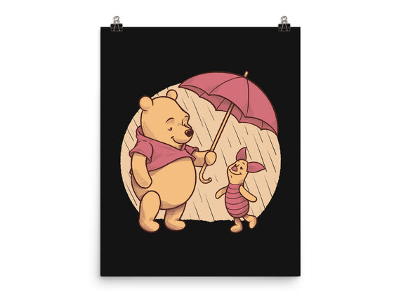 Rainy Day Bear Friends