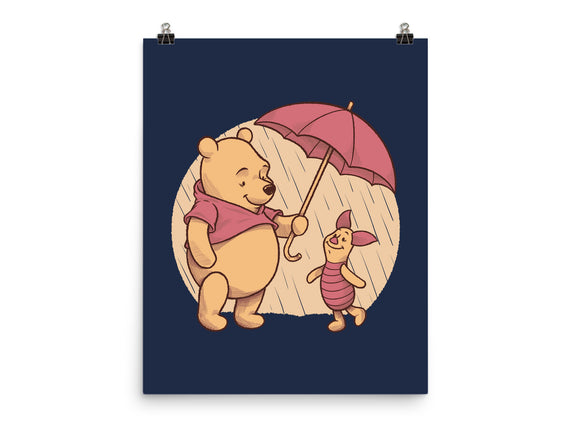 Rainy Day Bear Friends
