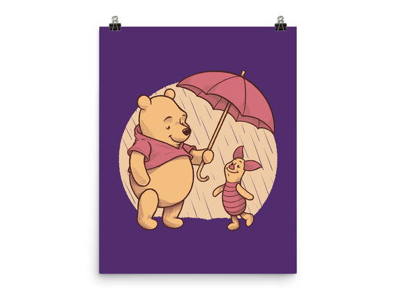 Rainy Day Bear Friends