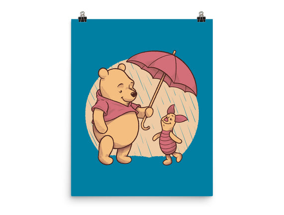 Rainy Day Bear Friends