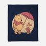 Rainy Day Bear Friends-None-Fleece-Blanket-Studio Mootant