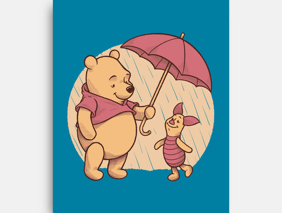 Rainy Day Bear Friends