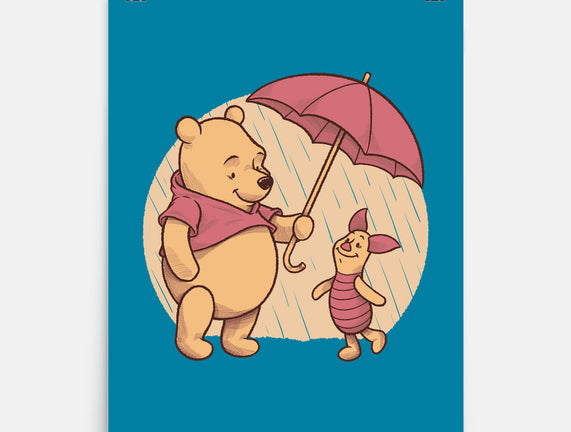 Rainy Day Bear Friends