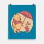 Rainy Day Bear Friends-None-Matte-Poster-Studio Mootant
