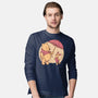 Rainy Day Bear Friends-Mens-Long Sleeved-Tee-Studio Mootant