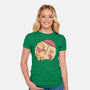 Rainy Day Bear Friends-Womens-Fitted-Tee-Studio Mootant