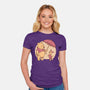 Rainy Day Bear Friends-Womens-Fitted-Tee-Studio Mootant