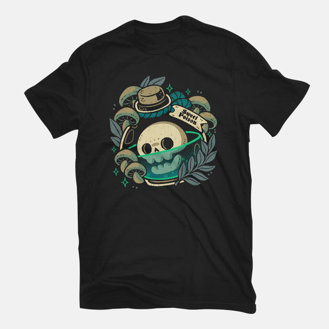 Sweet Poison Skull In Bottle-Mens-Heavyweight-Tee-xMorfina