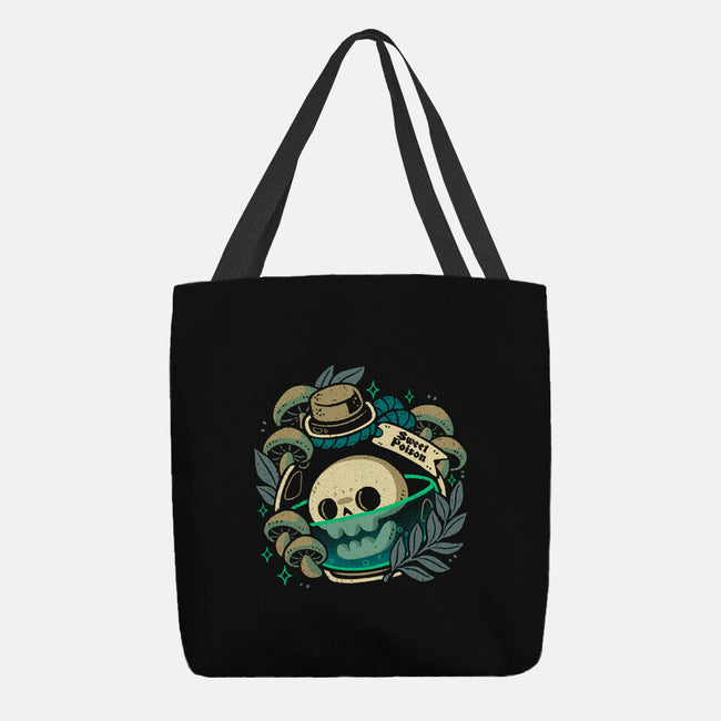 Sweet Poison Skull In Bottle-None-Basic Tote-Bag-xMorfina