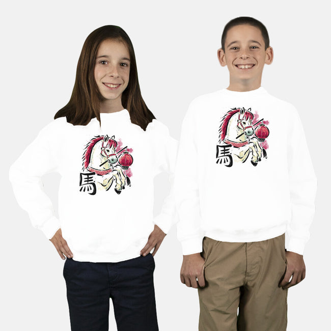 Year Of The Horse 2026-Youth-Crew Neck-Sweatshirt-xMorfina