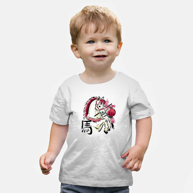 Year Of The Horse 2026-Baby-Basic-Tee-xMorfina