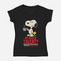 Upgraded Sarcasm-Womens-V-Neck-Tee-turborat14