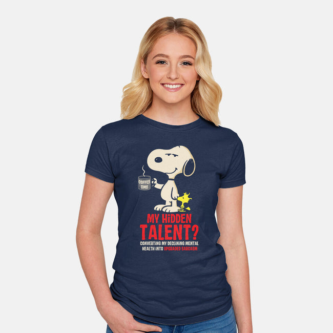 Upgraded Sarcasm-Womens-Fitted-Tee-turborat14