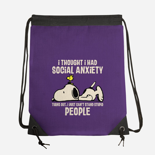 I Can't Stand Stupid People-None-Drawstring-Bag-turborat14