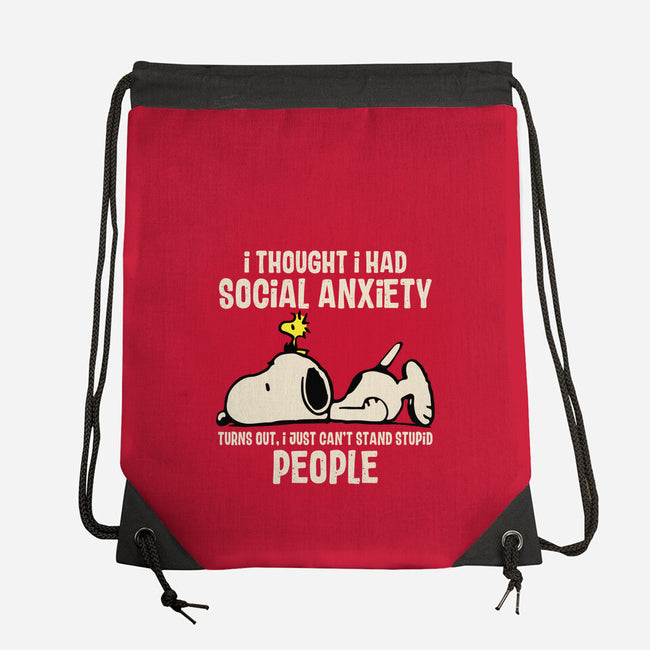 I Can't Stand Stupid People-None-Drawstring-Bag-turborat14