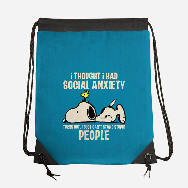 I Can't Stand Stupid People-None-Drawstring-Bag-turborat14