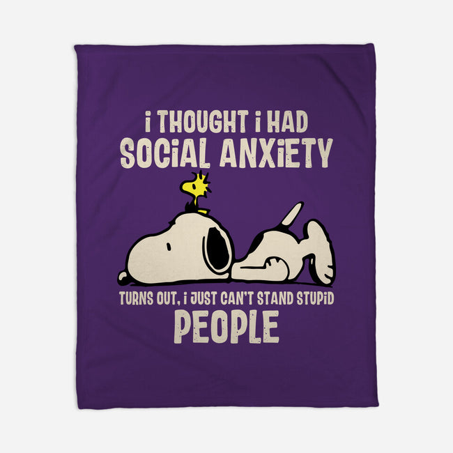 I Can't Stand Stupid People-None-Fleece-Blanket-turborat14